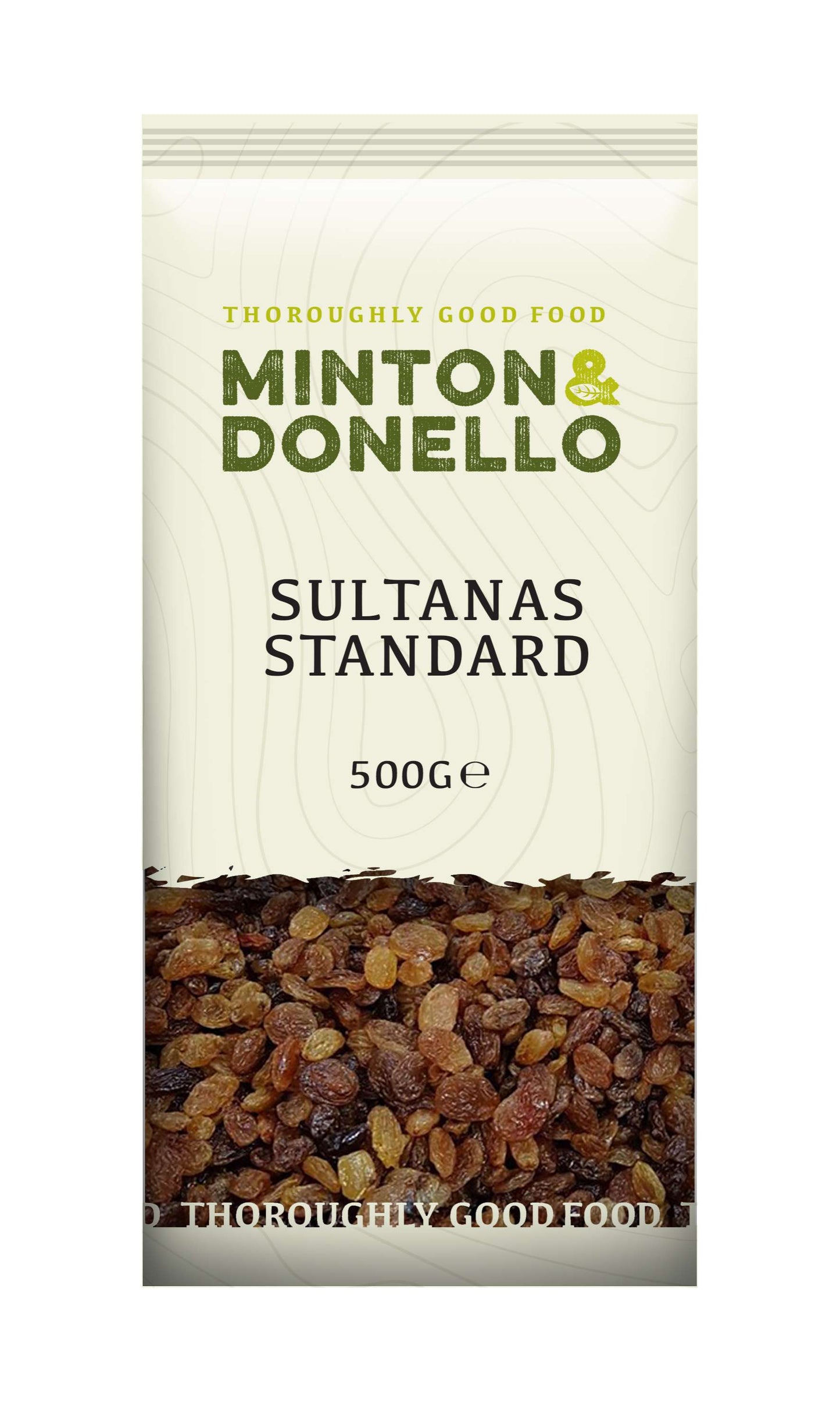 6 x Minton & Donello Sultanas Standard - 500g