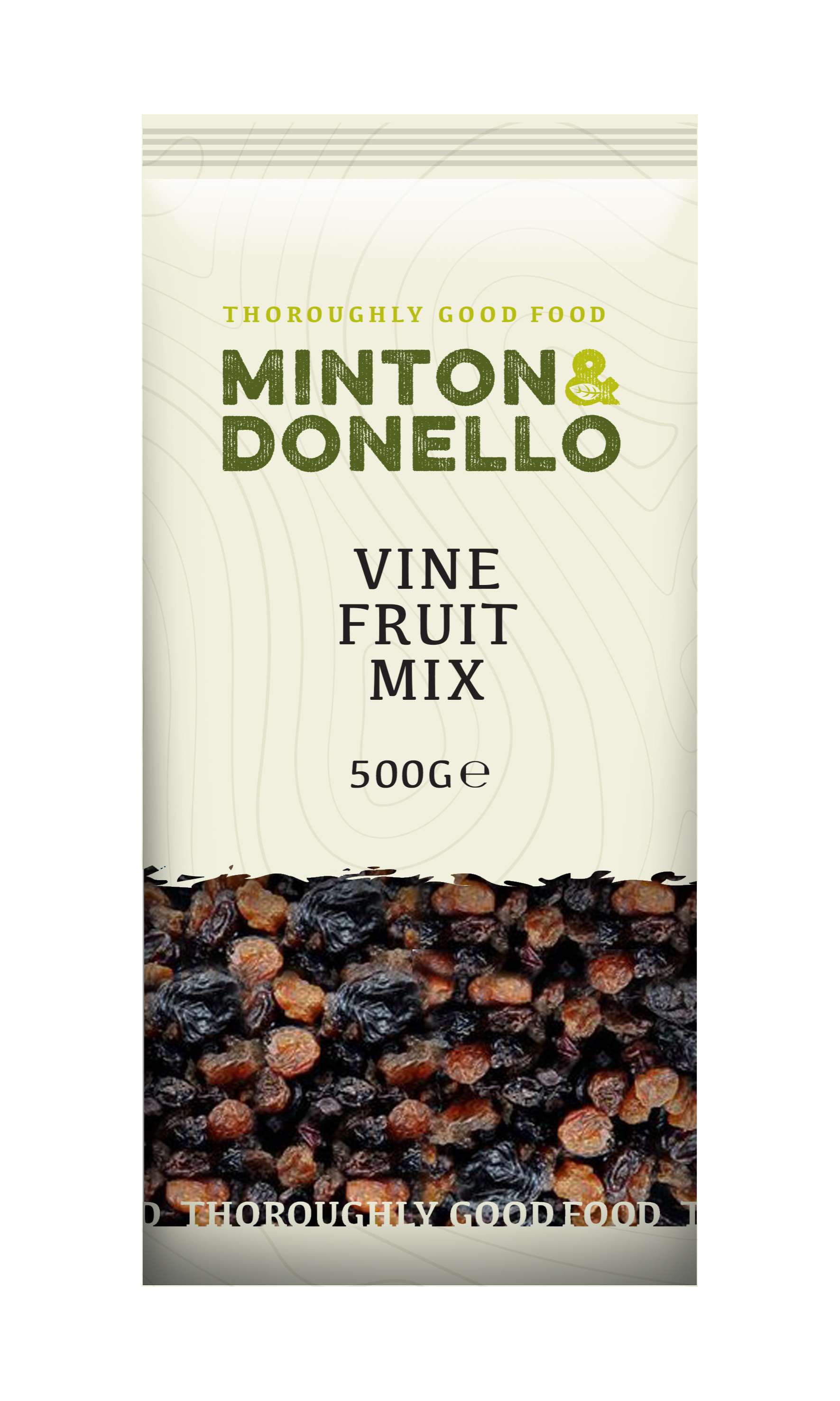 6 x Minton & Donello Vine Fruit Mix - 500g
