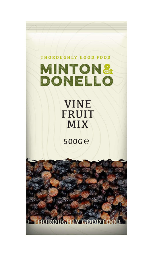 6 x Minton & Donello Vine Fruit Mix - 500g
