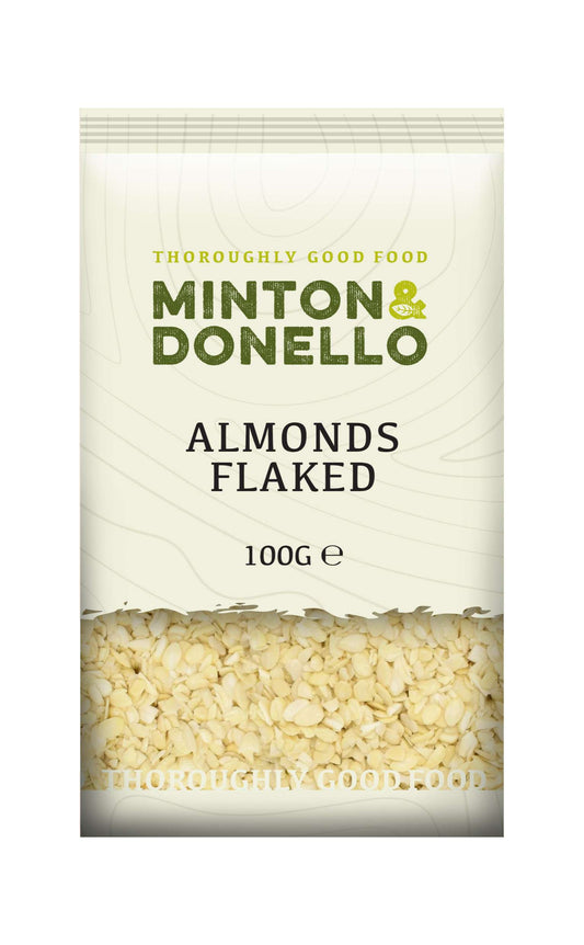 6 x Minton & Donello Almonds Flaked - 100g
