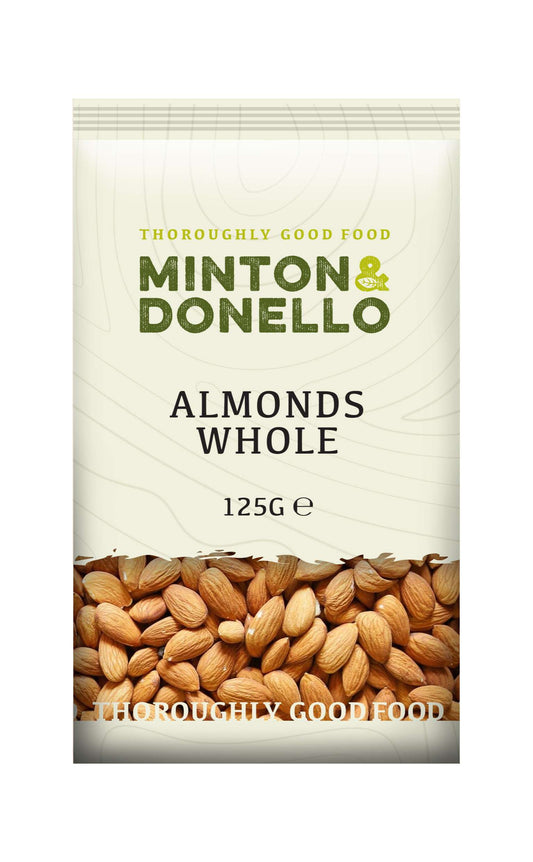 6 x Minton & Donello Almonds Whole - 125g