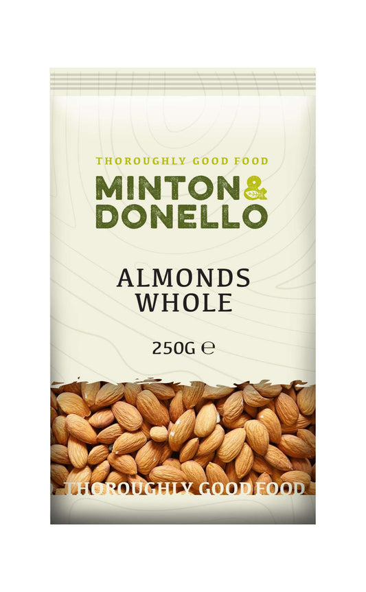 6 x Minton & Donello Almonds Whole - 250g