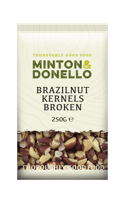 6 x Minton & Donello Brazilnut Kernels Broken - 250g
