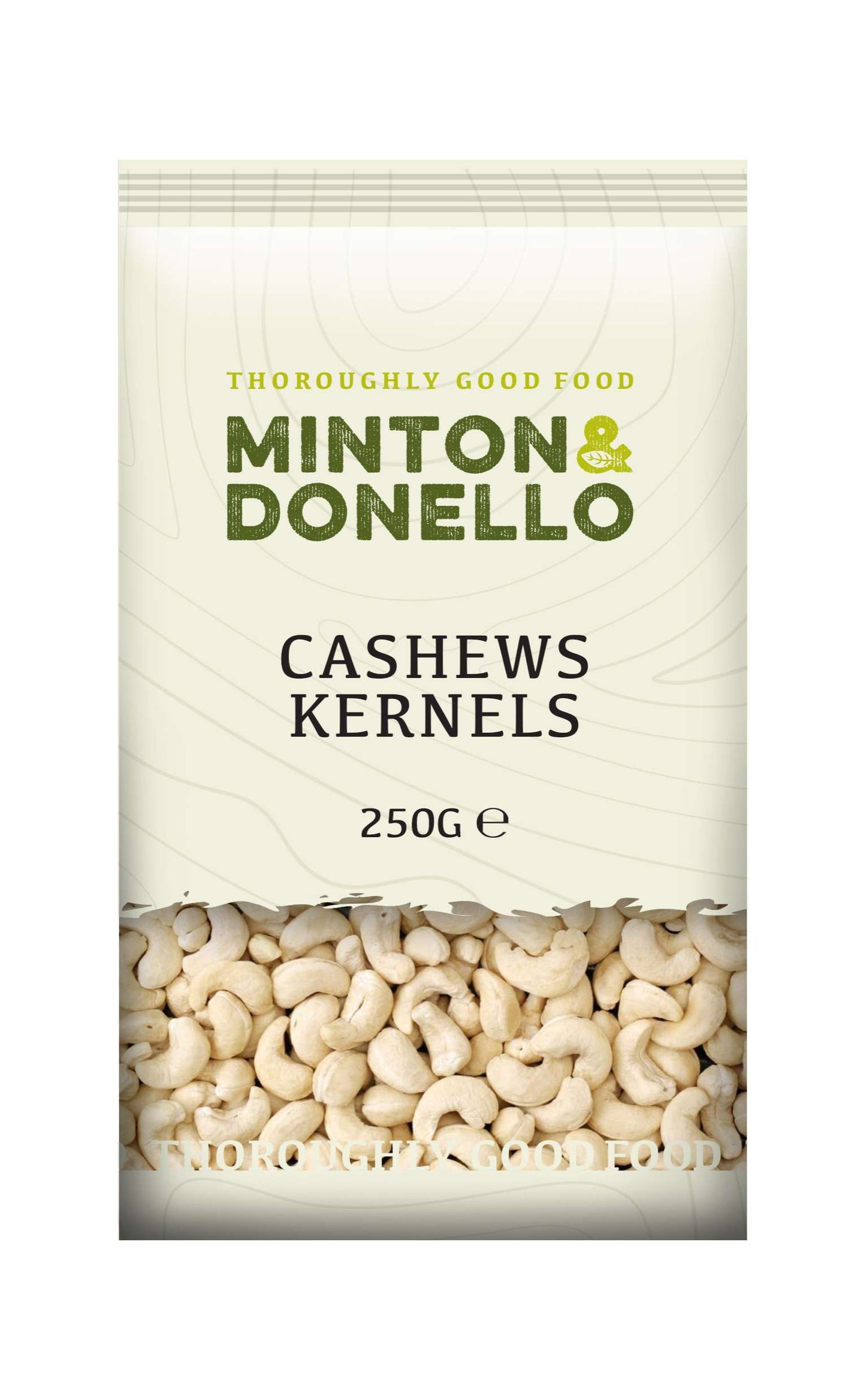 6 x Minton & Donello Cashews Kernels - 250g