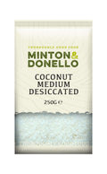 6 x Minton & Donello Coconut Medium Desiccated - 250g