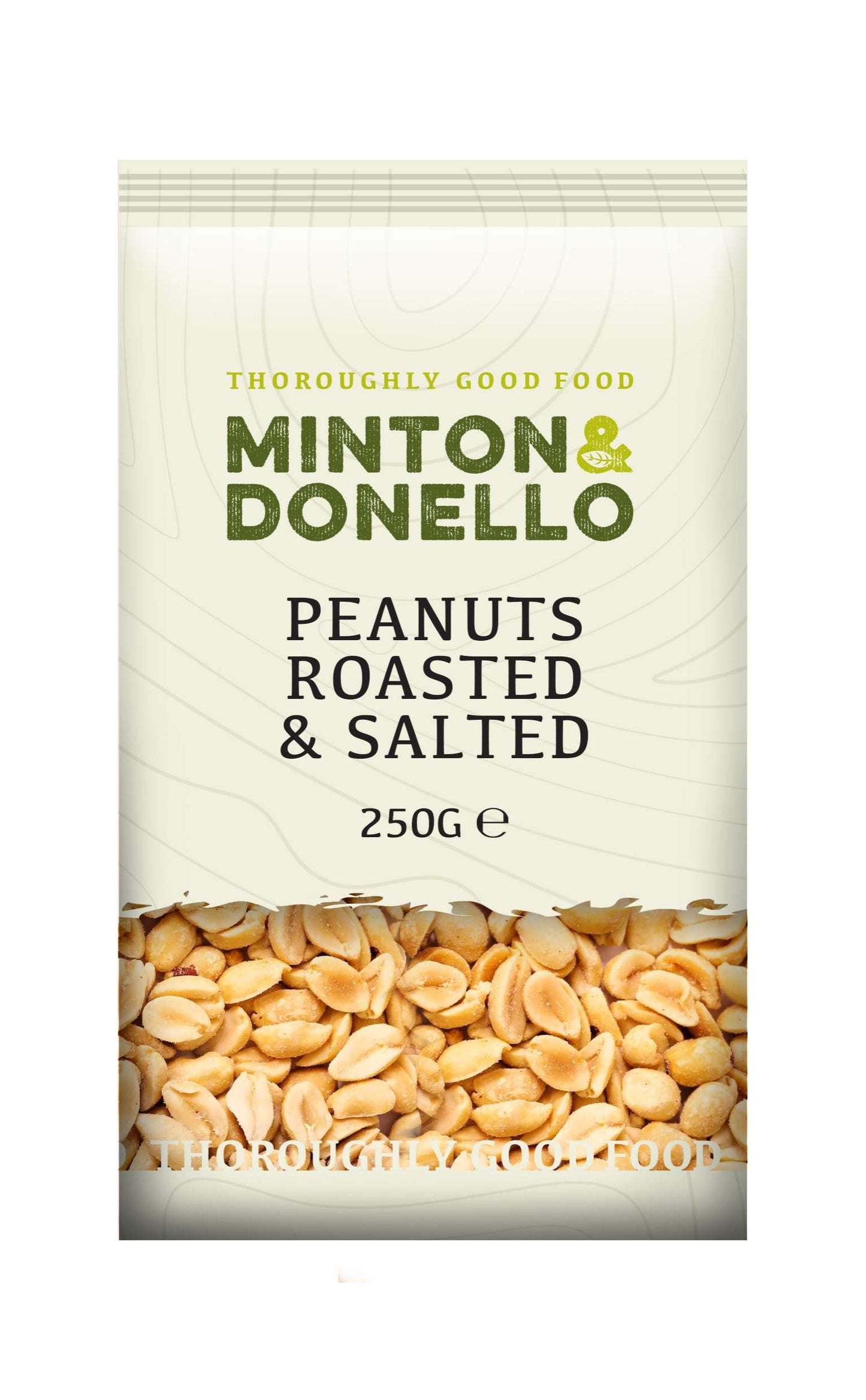 6 x Minton & Donello Peanuts Roasted & Salted - 250g