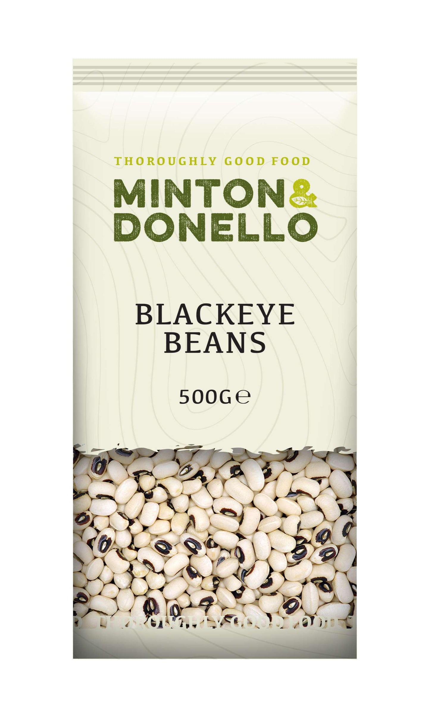 6 x Minton & Donello Blackeye Beans - 500g