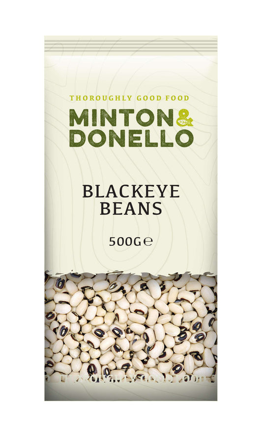 6 x Minton & Donello Blackeye Beans - 500g