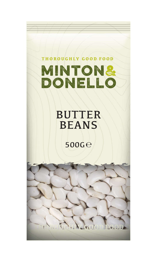 6 x Minton & Donello Butter Beans - 500g