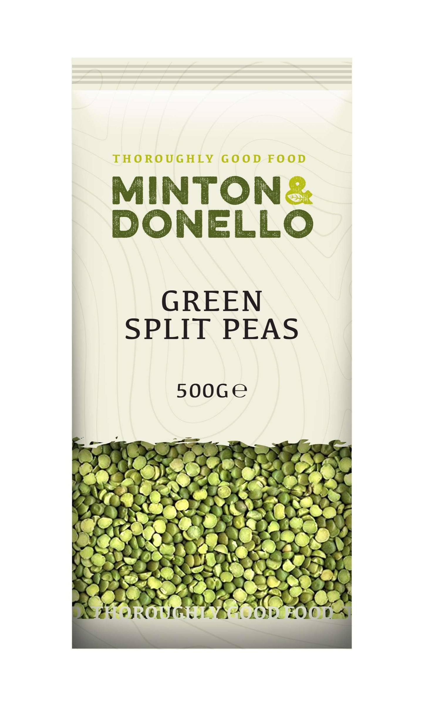 6 x Minton & Donello Green Split Peas - 500g