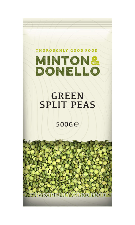 6 x Minton & Donello Green Split Peas - 500g