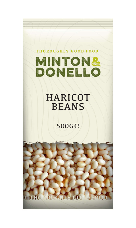 6 x Minton & Donello Haricot Beans - 500g