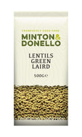 6 x Minton & Donello Lentils Green Laird - 500g