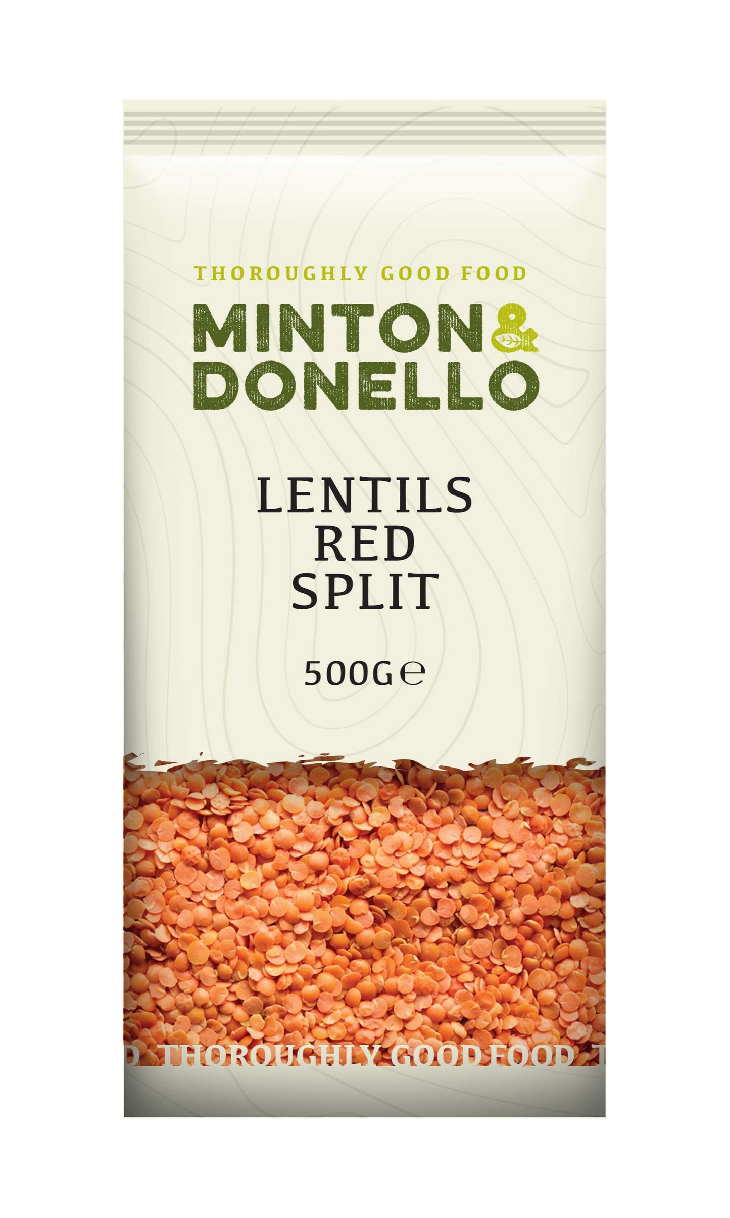 6 x Minton & Donello Lentils Red Split - 500g