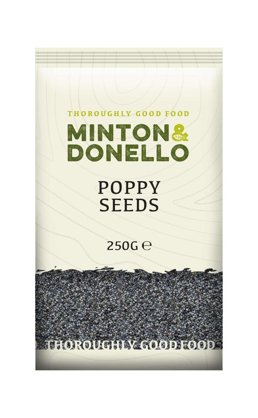 6 x Minton & Donello Poppy Seed - 250g