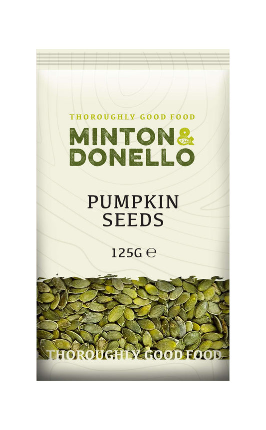 6 x Minton & Donello Pumpkin Seeds - 125g