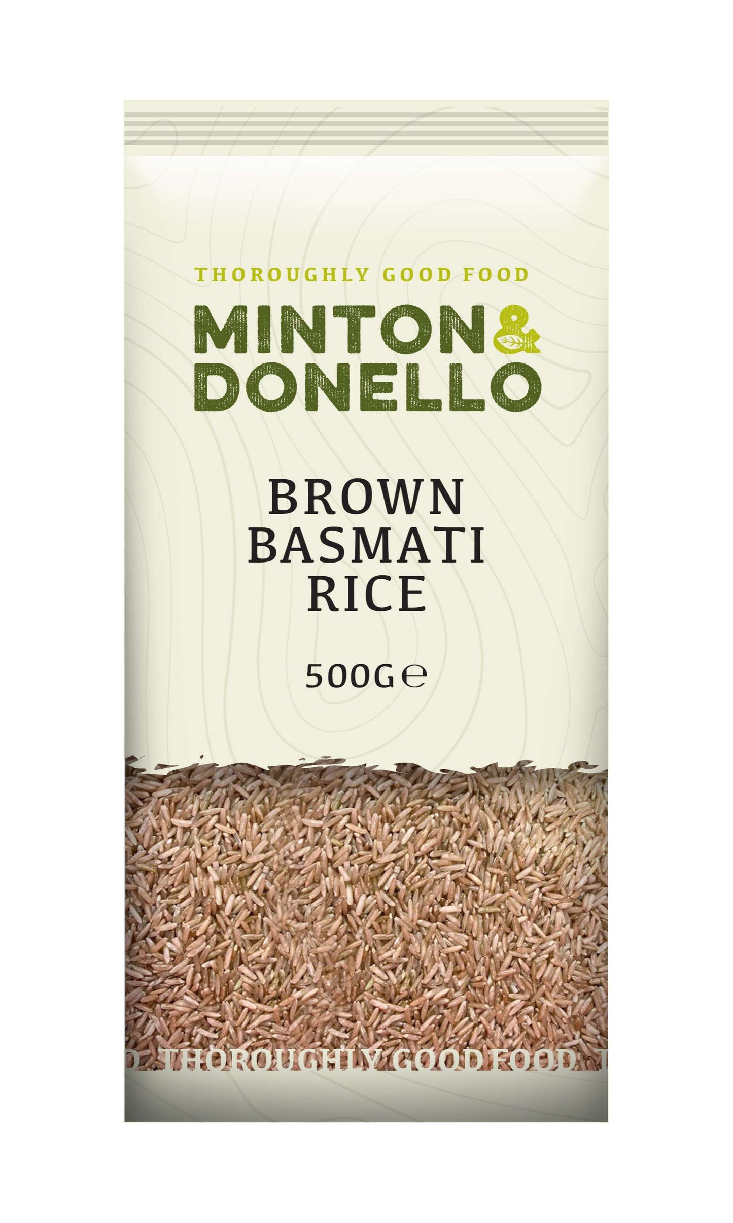 6 x Minton & Donello Brown Basmati Rice - 500g