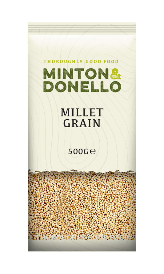 6 x Minton & Donello Millet Grain - 500g