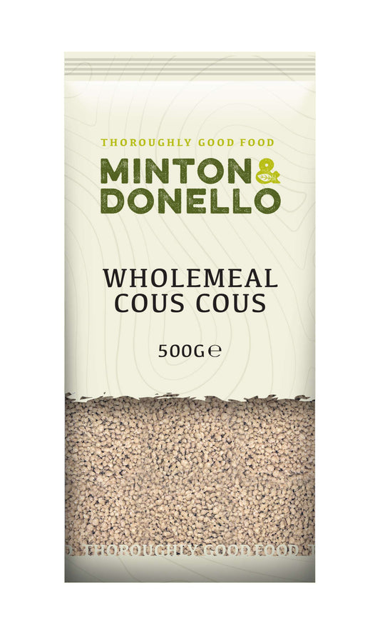 6 x Minton & Donello Wholemeal Cous Cous - 500g