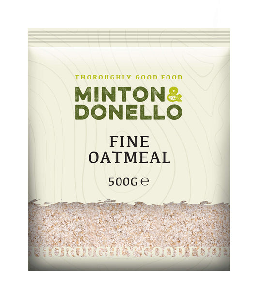 6 x Minton & Donello Fine Oatmeal - 500g