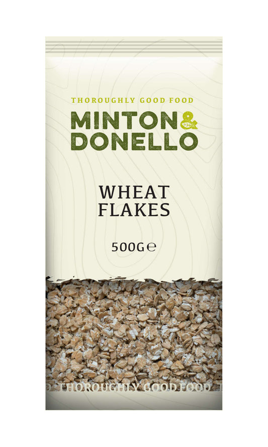 6 x Minton & Donello Wheat Flakes - 500g