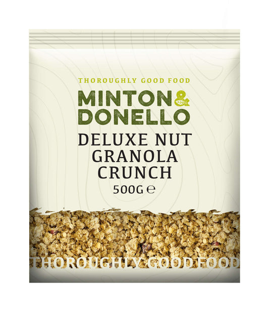 6 x Minton & Donello Deluxe Nut Granola Crunch - 500g