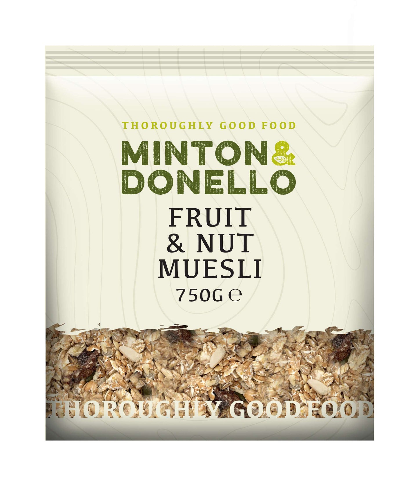 6 x Minton & Donello Fruit & Nut Muesli - 750g