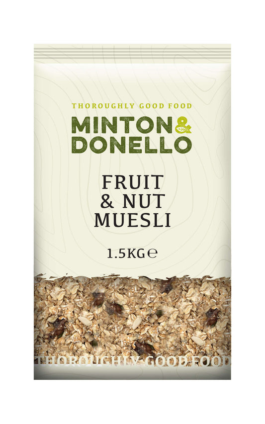 6 x Minton & Donello Fruit & Nut Muesli - 1500g