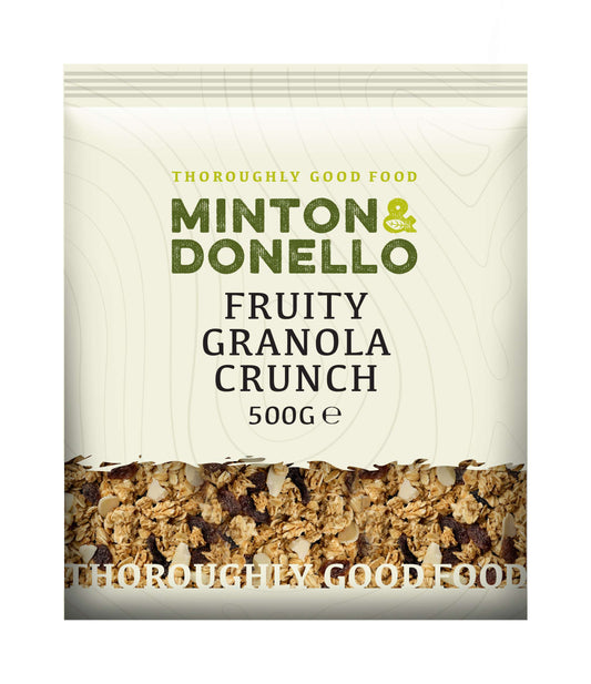 6 x Minton & Donello Fruity Granola Crunch - 500g