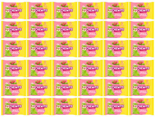 36 x Chewits Strawberry 5Pk - 5PK