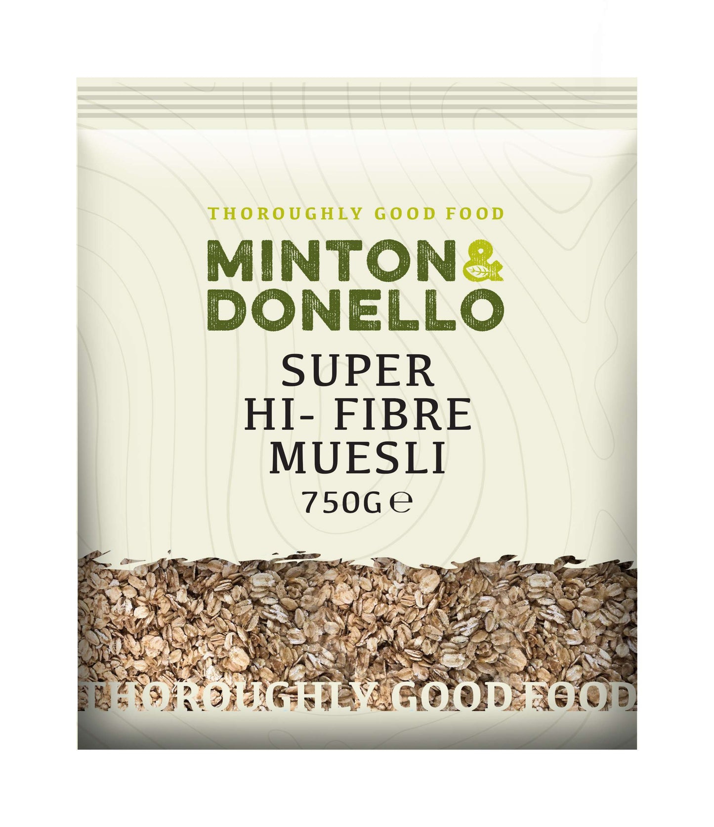 6 x Minton & Donello Super Hi-Fibre Muesli - 750g
