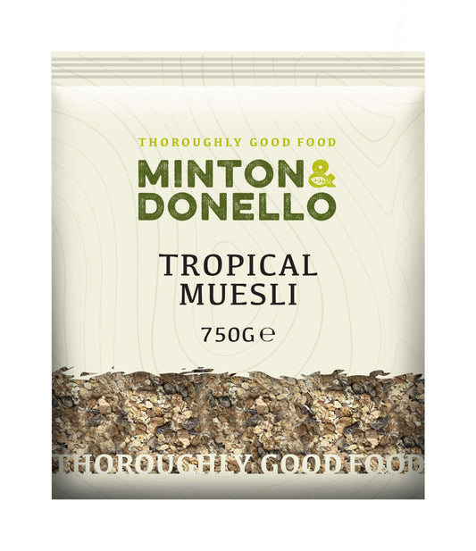 6 x Minton & Donello Tropical Muesli - 750g