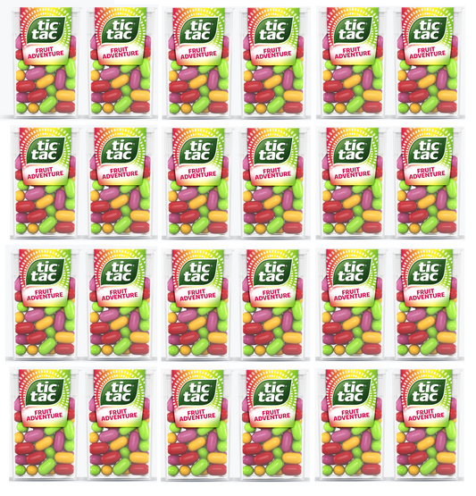 24 x Tic Tac Fruit Adventure 18G