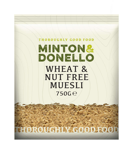 6 x Minton & Donello Wheat & Nut Free Muesli - 750g