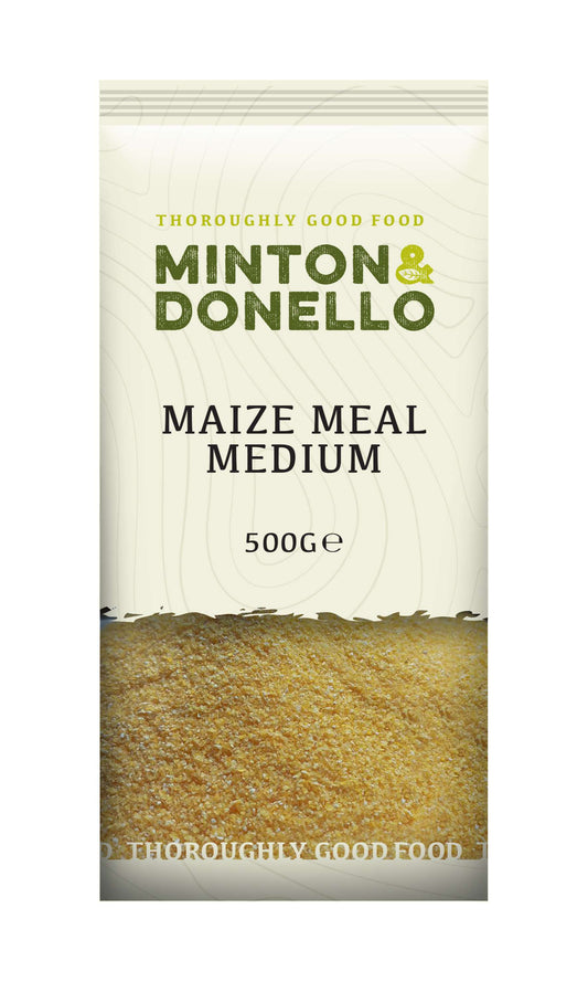 6 x Minton & Donello Maize Meal Medium - 500g