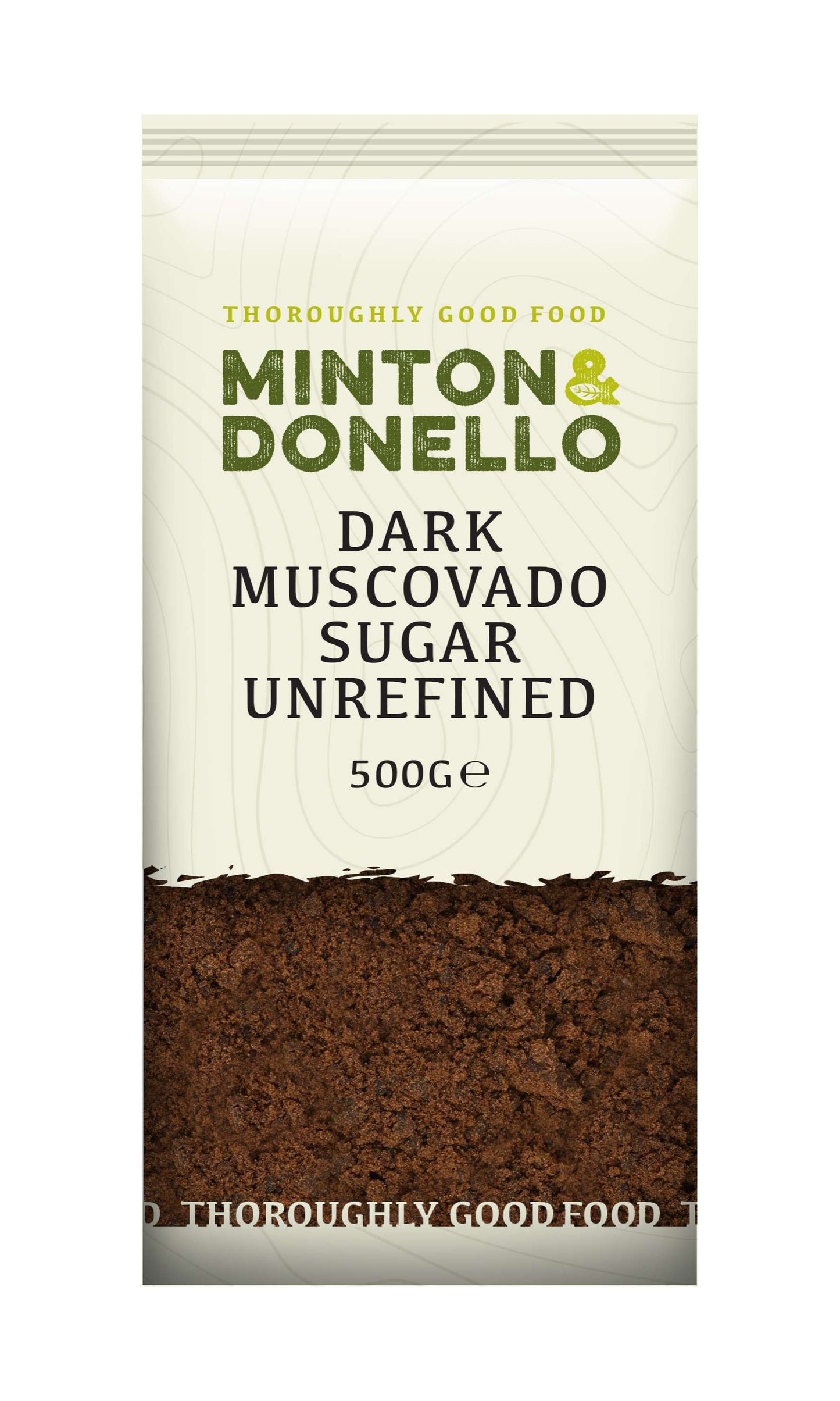 6 x Minton & Donello Dark Muscovado Sugar Unrefined - 500g