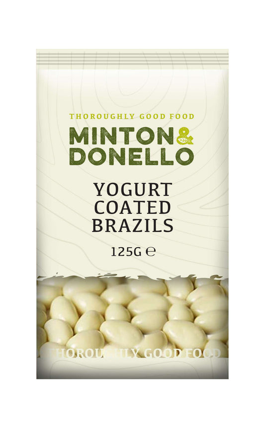 6 x Minton & Donello Yogurt Coated Brazils - 125g