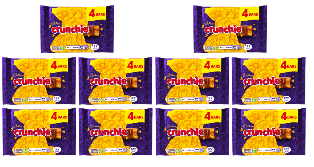 Crunchie Fun Size 10 x Cadbury Crunchie Snacksize 4Pk 104Gm – The Stock Outlet