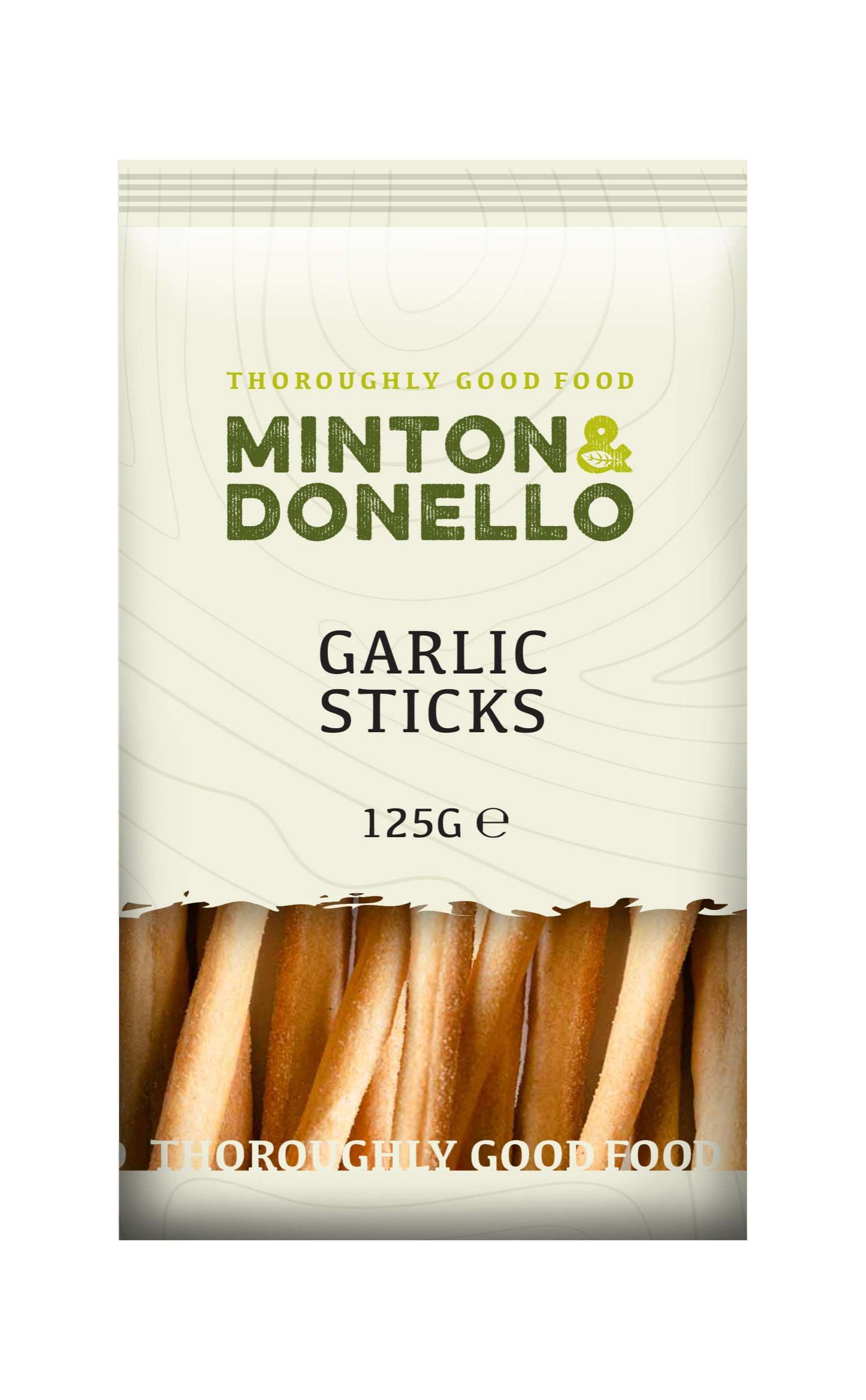 6 x Minton & Donello Garlic Sticks - 125g