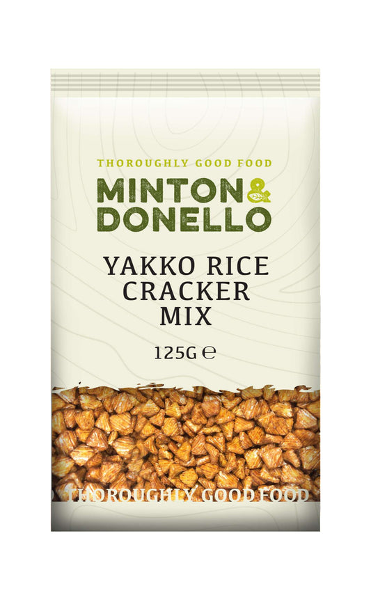 6 x Minton & Donello Yakko Rice Cracker Mix - 125g