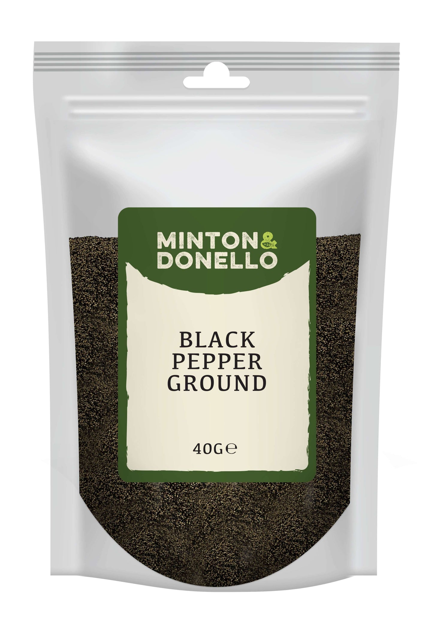 10 x Minton & Donello Black Pepper Ground - 40g