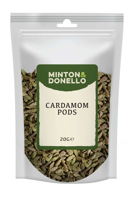 10 x Minton & Donello Cardamom Pods - 20g