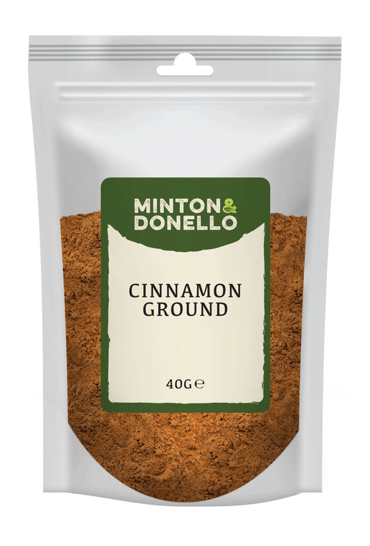 10 x Minton & Donello Cinnamon Ground - 40g