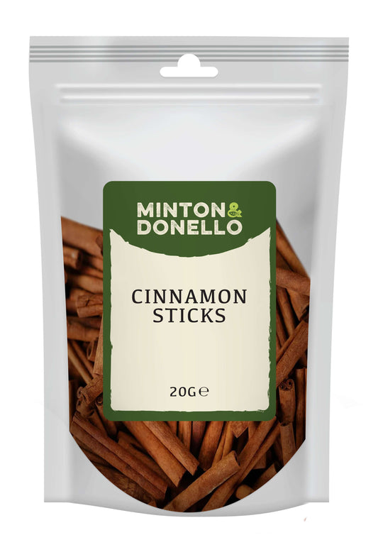 10 x Minton & Donello Cinnamon Sticks - 20g
