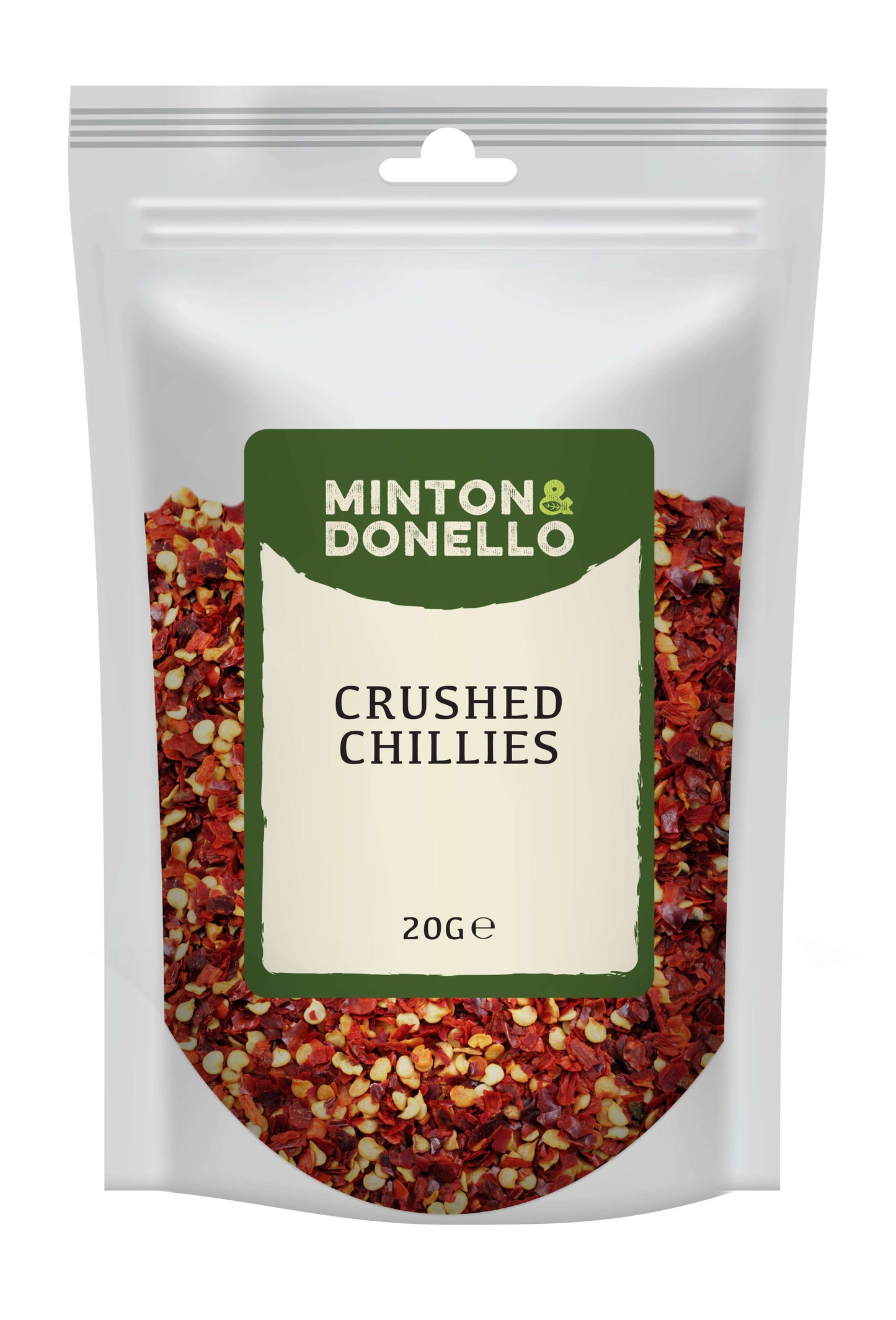 10 x Minton & Donello Crushed Chillies - 20g