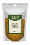 10 x Minton & Donello Curry Powder Medium - 40g