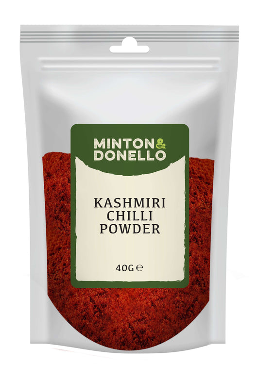 10 x Minton & Donello Kashmiri Chilli Powder - 40g