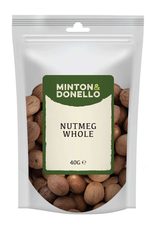 10 x Minton & Donello Nutmeg Whole - 40g