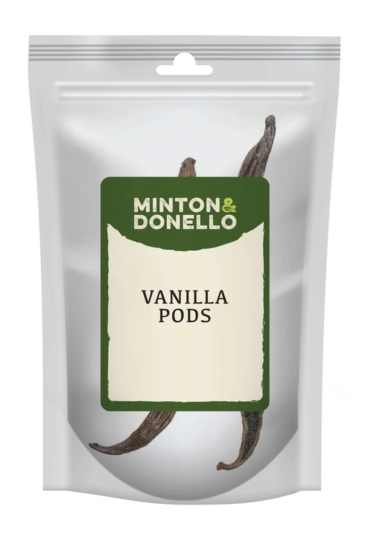 10 x Minton & Donello Vanilla Pods - 2pc