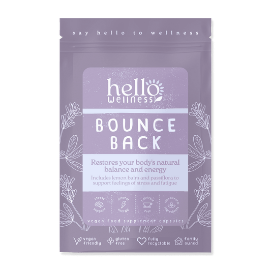 Hello Wellness Bounce Back Nat Calm Energy Herbal - 60caps